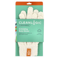 Устойчивые отшелушивающие перчатки для тела, 1 пара — Cleanlogic
