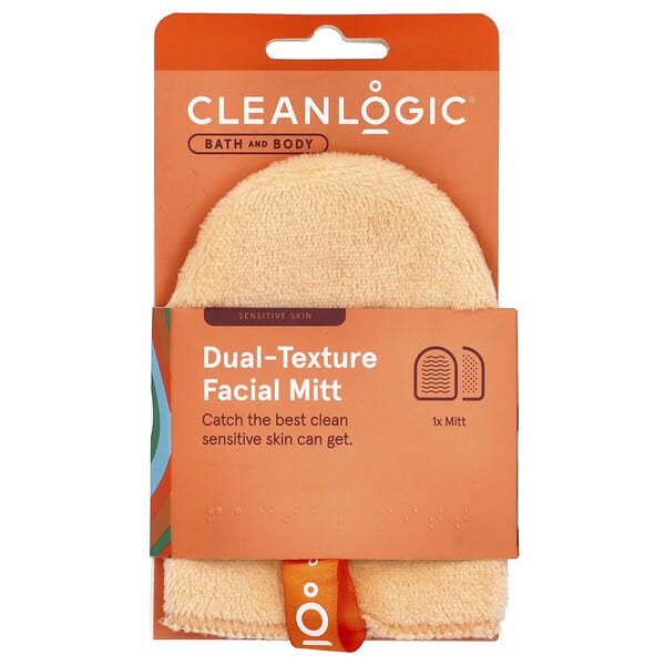 cag02354_v_3.jpg Bath and Body, перчатки для лица с двойной текстурой, 1 шт. — Cleanlogic