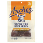 вяленая говядина травяного откорма, манго и хабанеро, 71 г (2,5 унции) — Country Archer Jerky