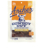 Cowboy Cut, вяленая говядина травяного откорма, горчица-гриль, 57 г (2 унции) — Country Archer Jerky