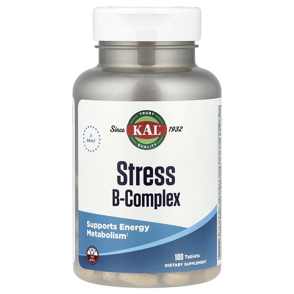 cal10023_v_24.jpg Stress B Complex, 100 таблеток — KAL
