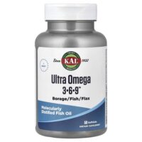 Ultra Omega 3-6-9™, 50 капсул — KAL