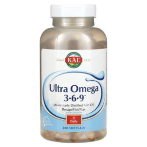 Ultra Omega 3-6-9, 200 мягких таблеток — KAL