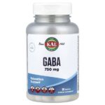 ГАМК, 750 мг, 90 таблеток — KAL