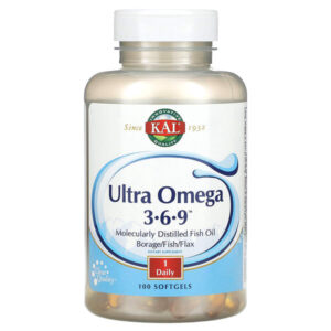 Ultra Omega 3-6-9, 100 мягких таблеток — KAL