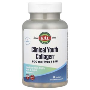 Clinical Youth Collagen™, 60 растительных капсул — KAL