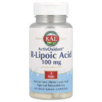 ActivOxidant™, R-липоевая кислота, 100 мг, 60 вегетарианских капсул — KAL