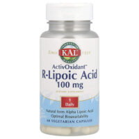 ActivOxidant™, R-липоевая кислота, 100 мг, 60 вегетарианских капсул — KAL