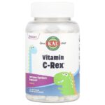 Dinosaurs®, Vitamin C-Rex®, витамин С, с апельсиновым вкусом, 100 мг, 100 жевательных таблеток — KAL