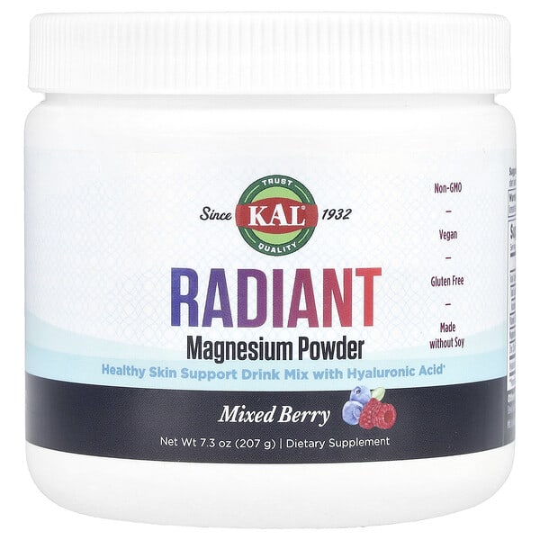 cal65746_v_8.jpg Radiant Magnesium Powder, смесь ягод, 207 г (7,3 унции) — KAL