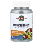 Enhanced Energy®, мультивитамины из цельных продуктов, 90 растительных таблеток — KAL