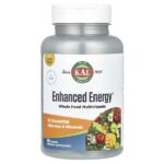 Enhanced Energy®, мультивитамины из цельных продуктов, без железа, 90 растительных таблеток — KAL