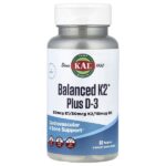 Balanced K2™ Plus D-3, 60 таблеток — KAL