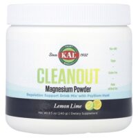 Cleanout Magnesium Powder, лимон и лайм, 240 г (8,5 унции) — KAL