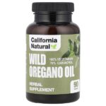 масло дикого орегано, 90 вегетарианских капсул — California Natural