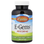 E-Gems®, 400 МЕ (268 мг), 200 капсул — Carlson