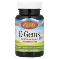E-Gems® Plus, 50 капсул — Carlson