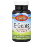 E-Gems® Plus, 100 капсул — Carlson
