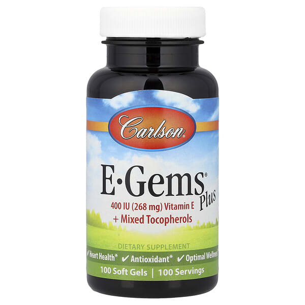 car00441_v_26.jpg E-Gems® Plus, 100 капсул — Carlson