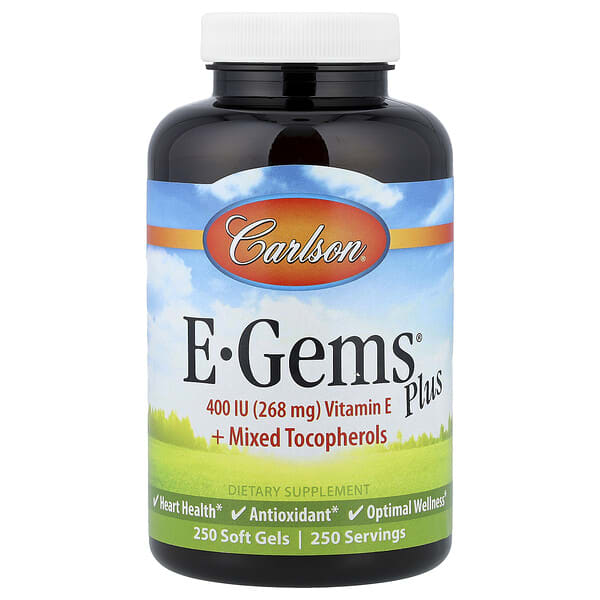 car00442_v_24.jpg E-Gems® Plus, 250 капсул — Carlson