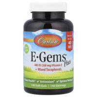 E-Gems® Plus, 140 капсул — Carlson