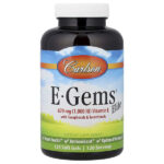 E-Gems® Elite, витамин E с токоферолами и токотриенолами, 120 мягких таблеток — Carlson