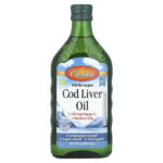Жир печени норвежской трески, обычный, без ароматизаторов, 500 мл (16,9 fl oz) — Carlson