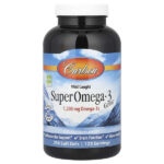 Super Omega-3 Gems®, высокоэффективные омега-3 кислоты из рыбы дикого улова, 250 капсул — Carlson