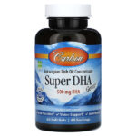 Super DHA Gems, 500 мг ДГК, 60 мягких таблеток — Carlson