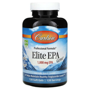 Elite EPA Gems, 1000 мг, 120 капсул — Carlson