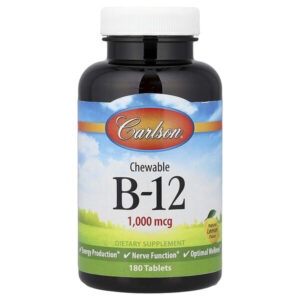 B-12, 1000 мкг, 180 таблеток — Carlson