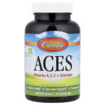 ACES®, витамины A, C, E и селен, 90 мягких таблеток — Carlson
