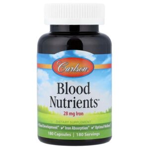 Blood Nutrients®, 180 капсул — Carlson