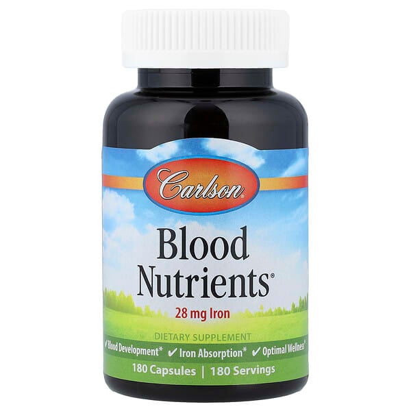 car04461_v_27.jpg Blood Nutrients®, 180 капсул — Carlson
