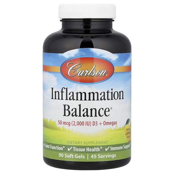 car04531_v_24.jpg Inflamutation Balance®, натуральный лимон, 90 мягких таблеток — Carlson