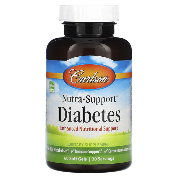car04570_v_8.jpg Nutra-Support Diabetes, 60 мягких таблеток — Carlson