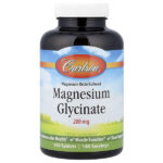 глицинат магния, 200 мг, 180 таблеток — Carlson
