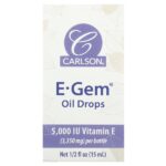 E Gem, Oil Drops, 1/2 fl oz — Carlson