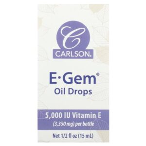 E Gem, Oil Drops, 1/2 fl oz — Carlson