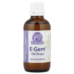 E-Gem® в каплях масла, 60 мл (2 жидк. унции) — Carlson