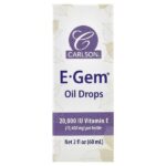 E-Gem® в каплях масла, 60 мл (2 жидк. унции) — Carlson — изображение 2