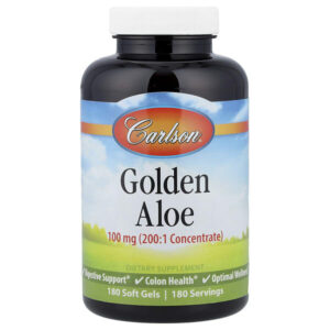 Golden Aloe, 100 мг, 180 мягких таблеток — Carlson
