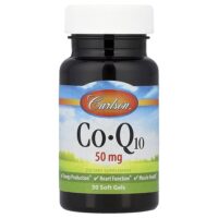 коэнзим Q10, 50 мг, 30 капсул — Carlson