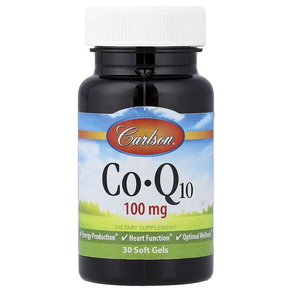 car08240_v_24.jpg коэнзим Q10, 100 мг, 30 капсул — Carlson