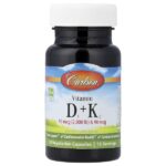 витамины D3 и K2, 30 вегетарианских капсул — Carlson