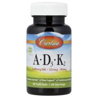 Витамины A - D3 - K2`` 60 мягких таблеток — Carlson