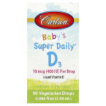 Baby's Super Daily® D3, 2,54 мл (0,086 жидк. унции) — Carlson