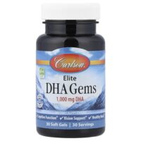 Elite DHA Gems, 1000 мг, 30 мягких таблеток — Carlson