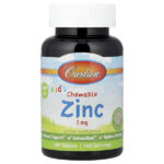 Kid's Chewable Zinc, натуральная ягодная смесь, 5 мг, 160 таблеток — Carlson
