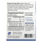 Maximum Omega 2000, омега с натуральным лимонным вкусом, 30 капсул (1000 мг в 1 капсуле) — Carlson — изображение 2